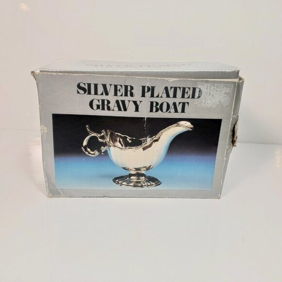 Vintage Silver Plated Grave Sauce Boat - Picture 7 of 10